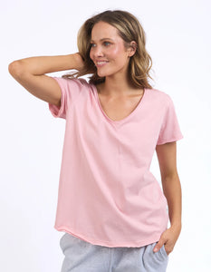 Pima V Tee - Blush Pink (Plus Size)