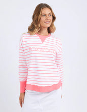 Simplified Crew - Neon Pink Stripe