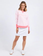 Simplified Crew - Neon Pink Stripe