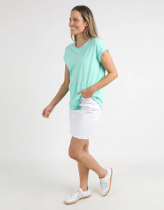 Foxwood Signature Tee Neon Mint Green