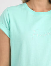 Foxwood Signature Tee Neon Mint Green