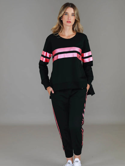 Theresa Metallic Stripe Jumper
