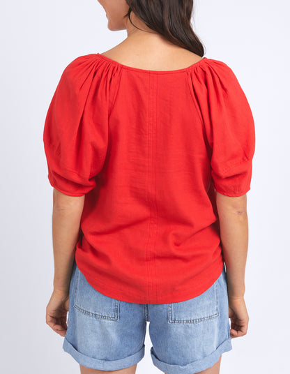Elm Lifestyle Grove Top Red
