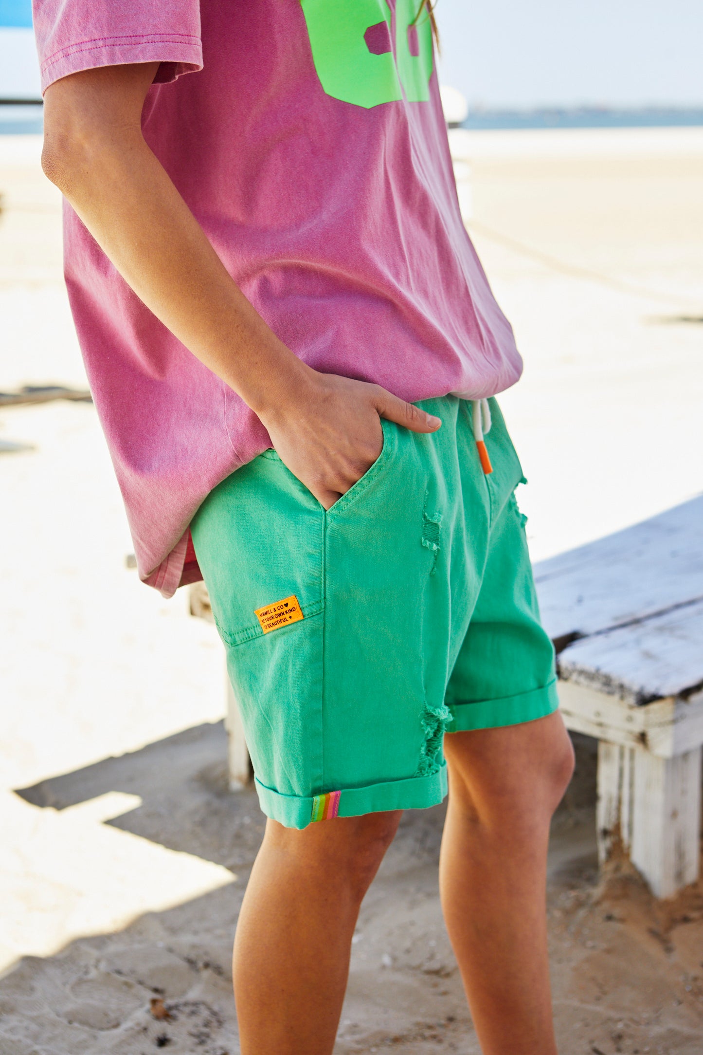 BUY HAMMILL AND CO CLOTHING ONLINE, HAMMILL AND CO STOCKISTS, HAMMILL AND CO SALE, HAMMILL AND CO NEW ARRIVALS, HAMMILL AND CO GELATI SHORTS, HAMMILL AND CO GREEN PEAR SHORTS,HAMMILL AND CO GELATI GREEN SHORTS