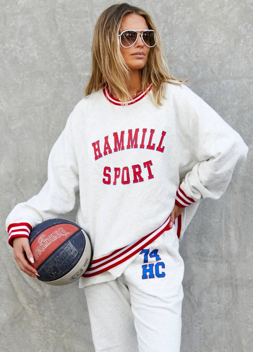 HAMMILL SPORTS WHITE JUMPER