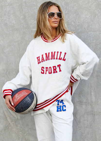 HAMMILL SPORTS WHITE JUMPER