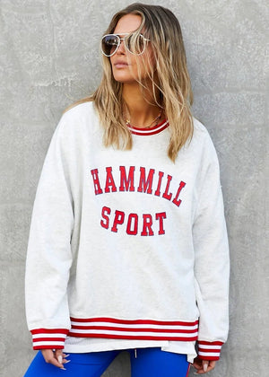HAMMILL SPORTS WHITE JUMPER