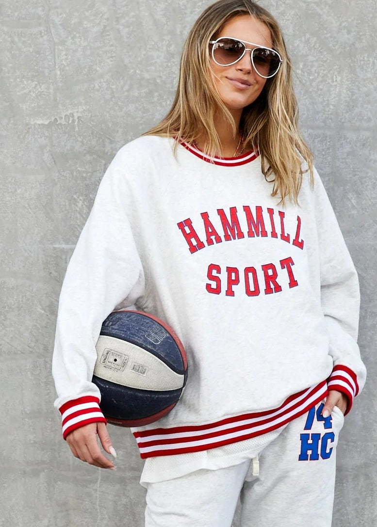 HAMMILL SPORTS WHITE JUMPER