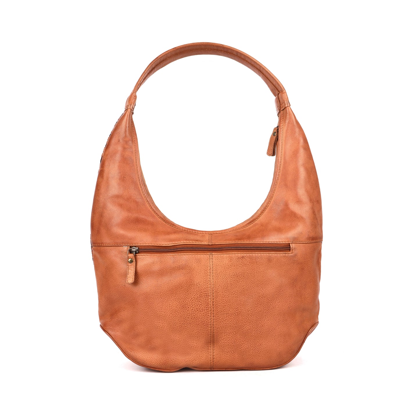 Hobart Woven Leather Hobo Bag