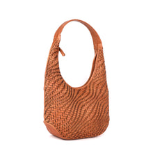 Hobart Woven Leather Hobo Bag