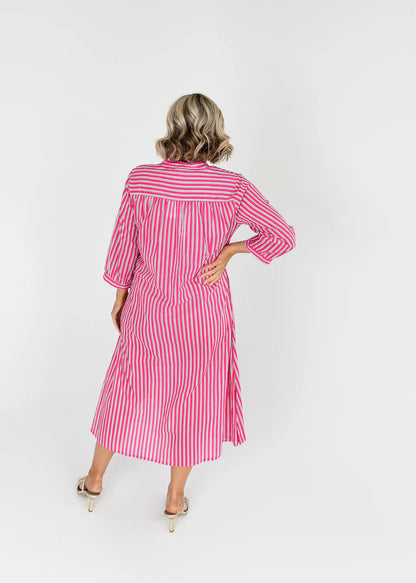 Clover Button Up Shirt Dress