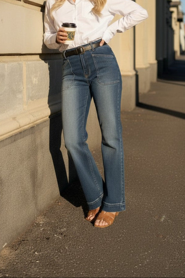 Jayne Wide Leg Jeans
