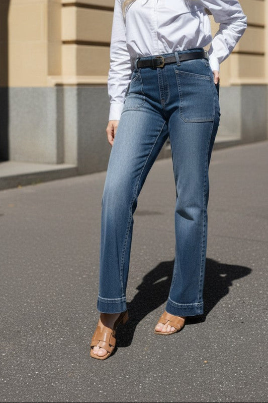 Jayne Wide Leg Jeans