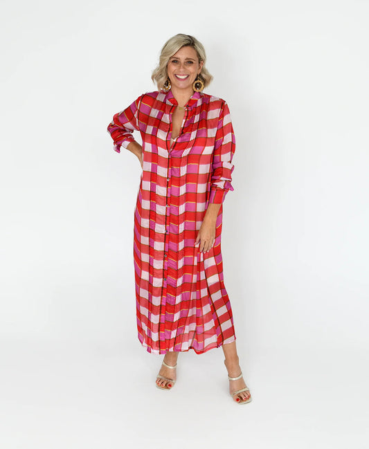 Liz Silk Shirt Dress