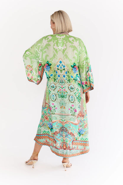 Leigh Button Up Shirt Dress with Tie Waist