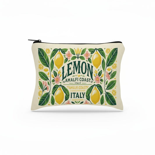 Canvas Zip Pouch - Zesty