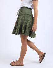 Market Lace Trim Skirt - Clover