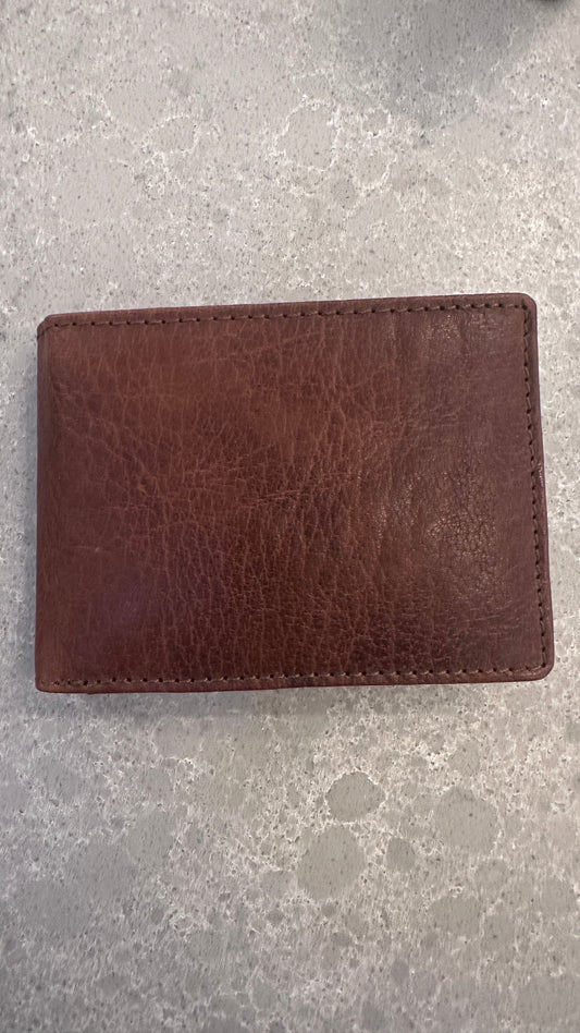 Men's Leather Wallet - with coin compartment