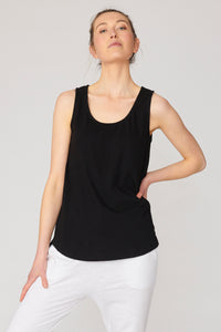 Miami Organic Cotton Tank - Black