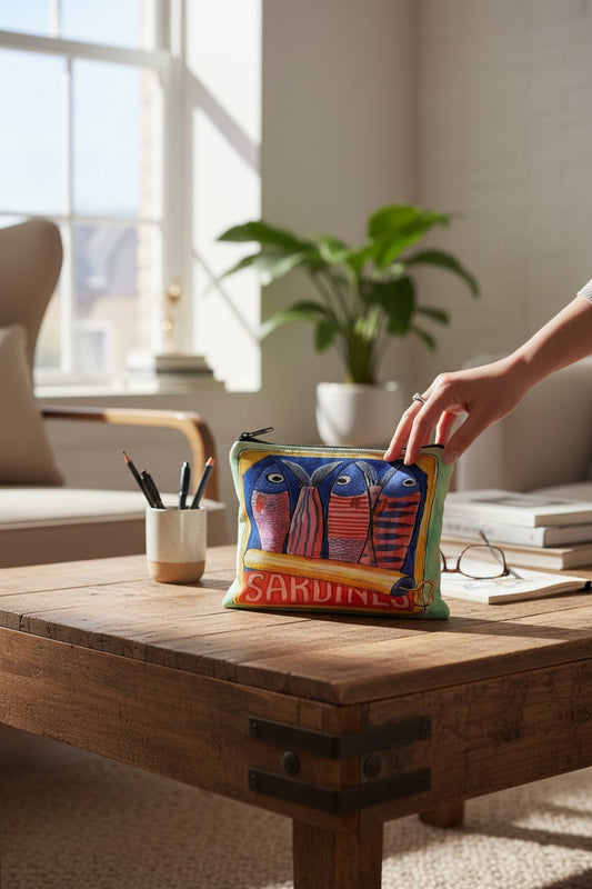 Canvas Zip Pouch - Why So Salty