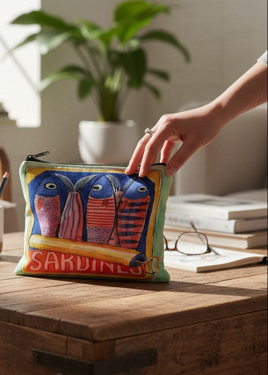 Canvas Zip Pouch - Why So Salty