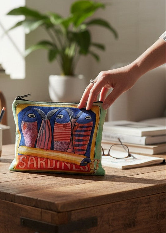 Canvas Zip Pouch - Why So Salty