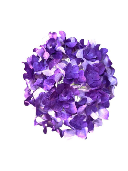 purple paper hydrangea flower handcrafted 