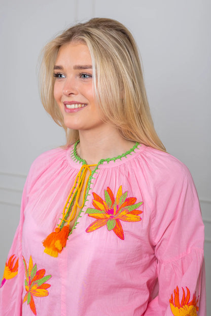 Rosa Lily Embroidered Blouse
