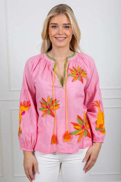 Rosa Lily Embroidered Blouse