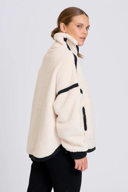 Popover Fleece Sweater - Winter White