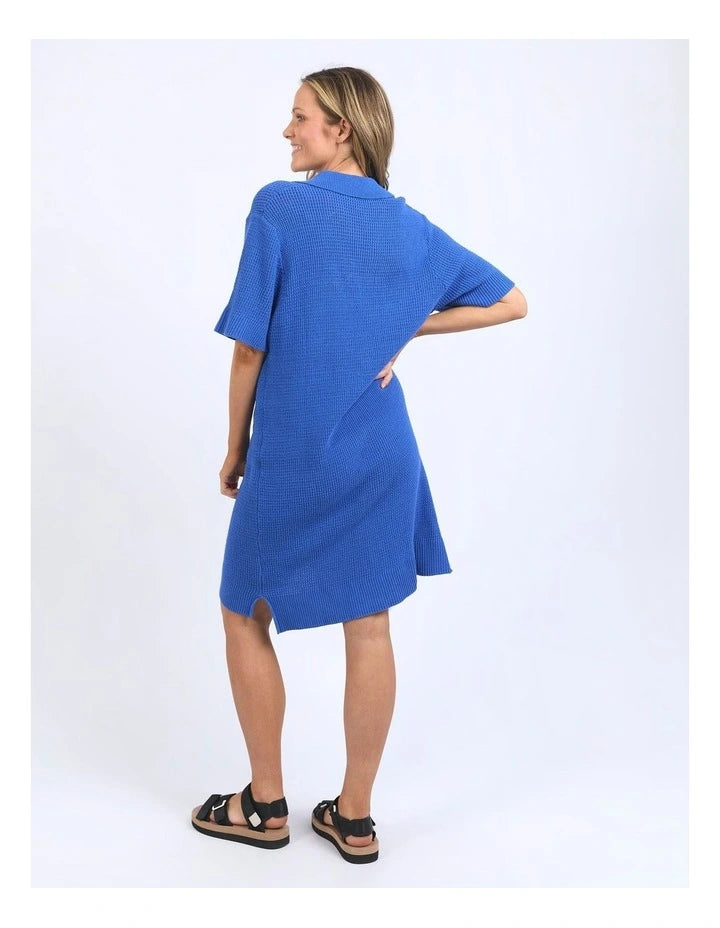 Prime Knit Dress - Cobalt Blue