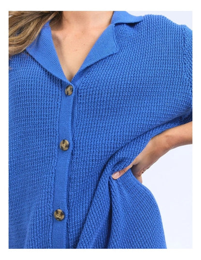 Prime Knit Dress - Cobalt Blue