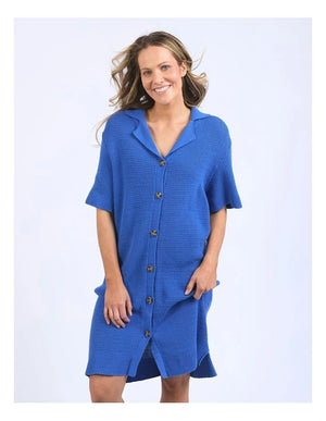 Prime Knit Dress - Cobalt Blue