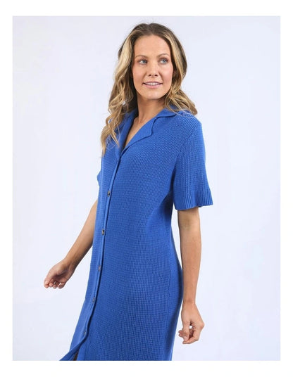 Prime Knit Dress - Cobalt Blue