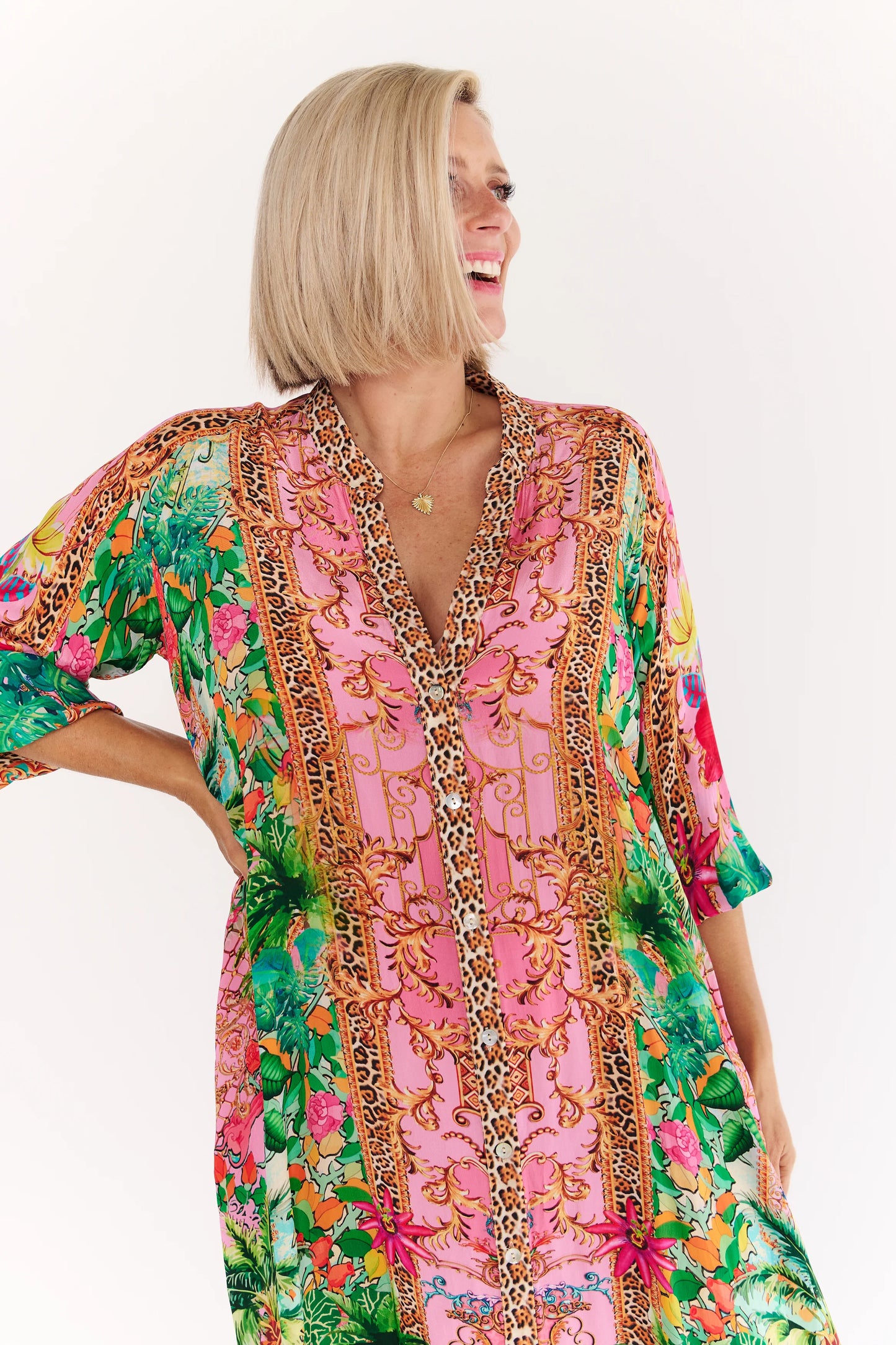 Rachel Button Up Shirt Dress