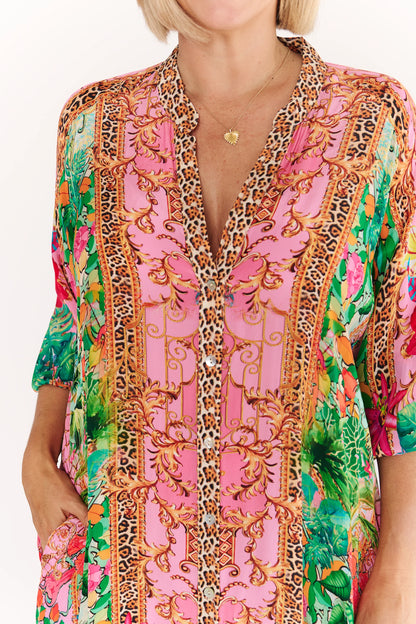 Rachel Button Up Shirt Dress