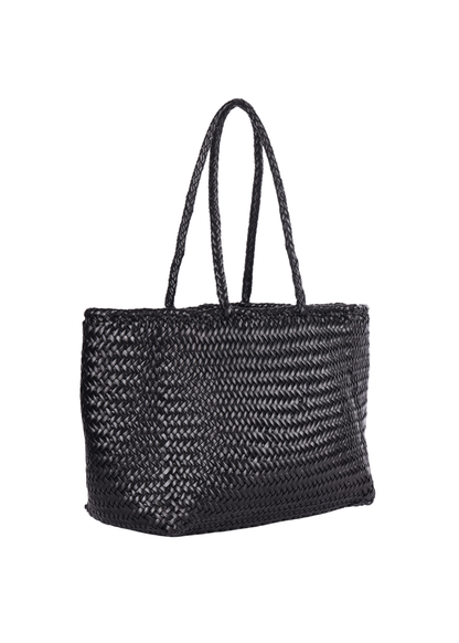 Amalfi Woven Leather Tote Bag