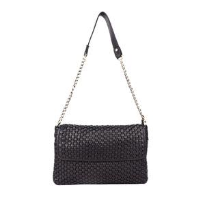 Beechworth Woven Leather Shoulder Bag