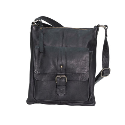 'Audrina' Cross Body Leather Bag