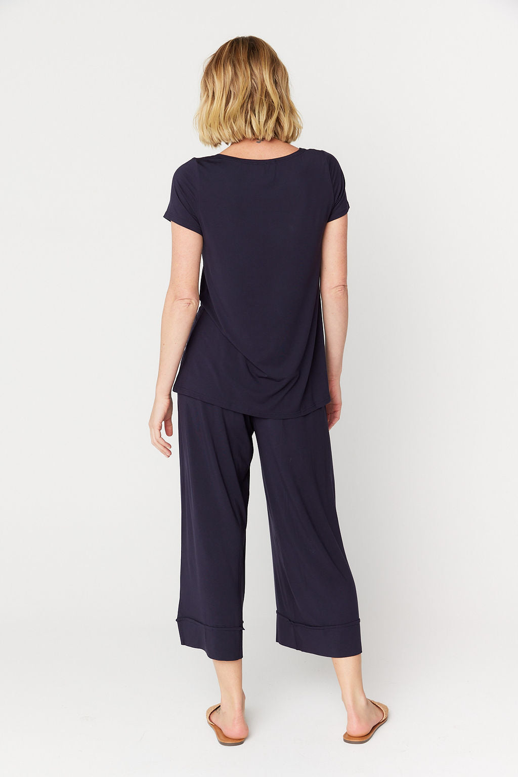 Resort Culotte Pant French Navy Tani