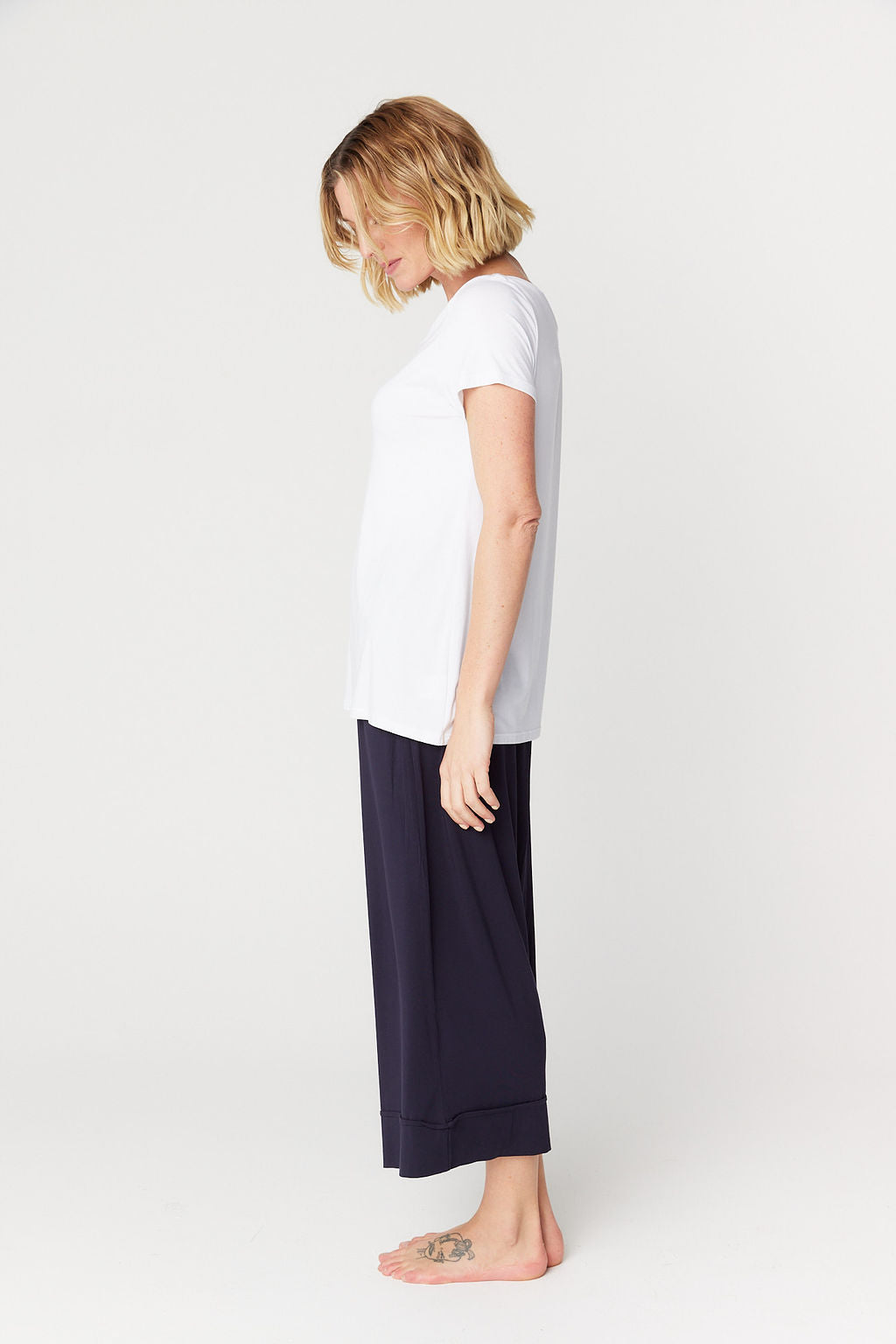 Resort Culotte Pant French Navy Tani