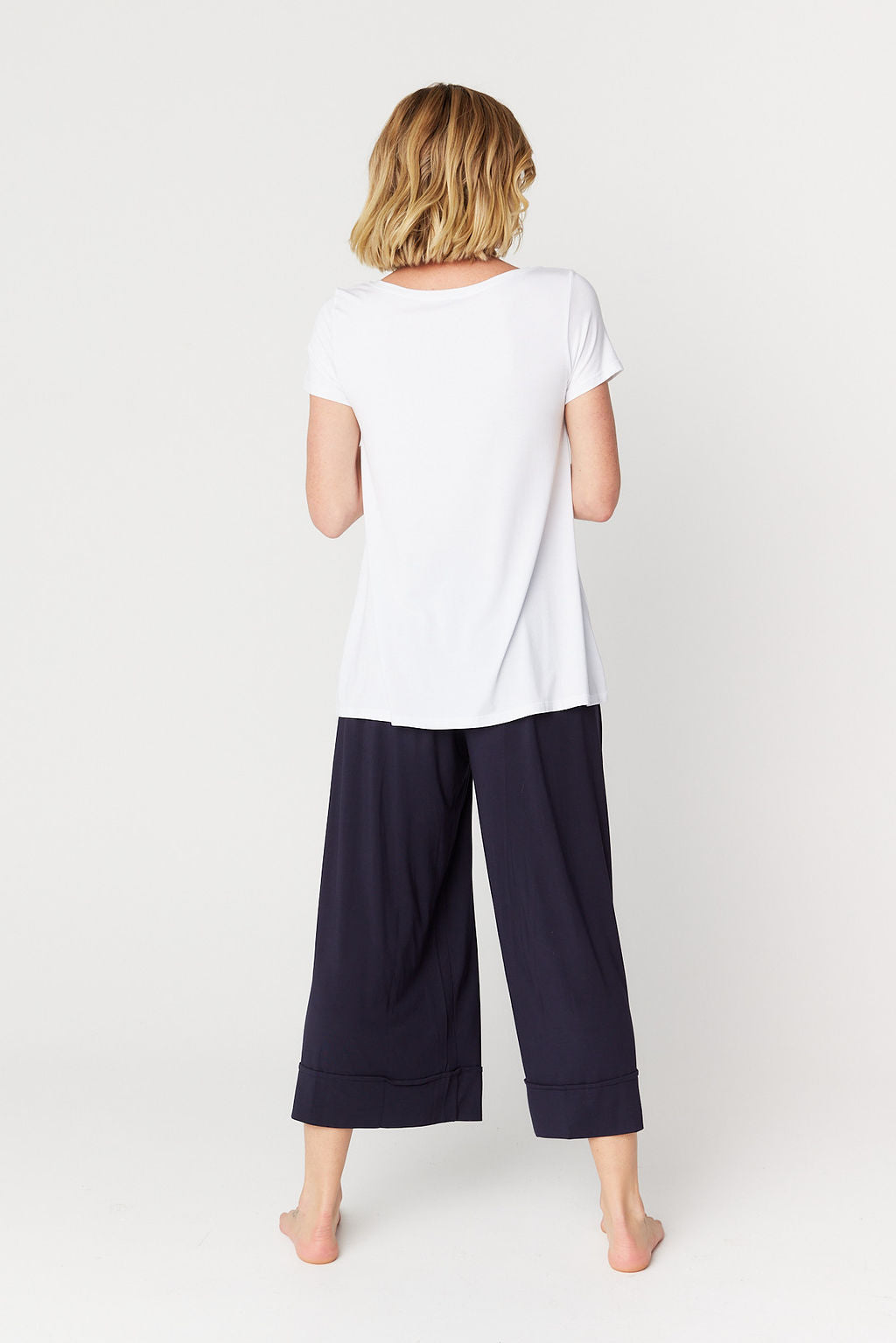 Resort Culotte Pant French Navy Tani