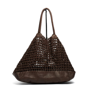 Pebbly Woven Tote