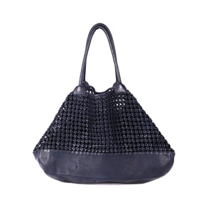 Pebbly Woven Tote