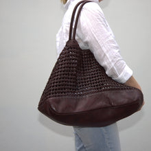 Pebbly Woven Tote