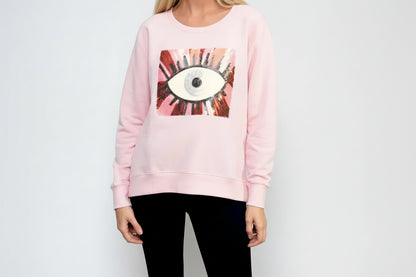 Suzie Sweater - Evil Eye Sequin