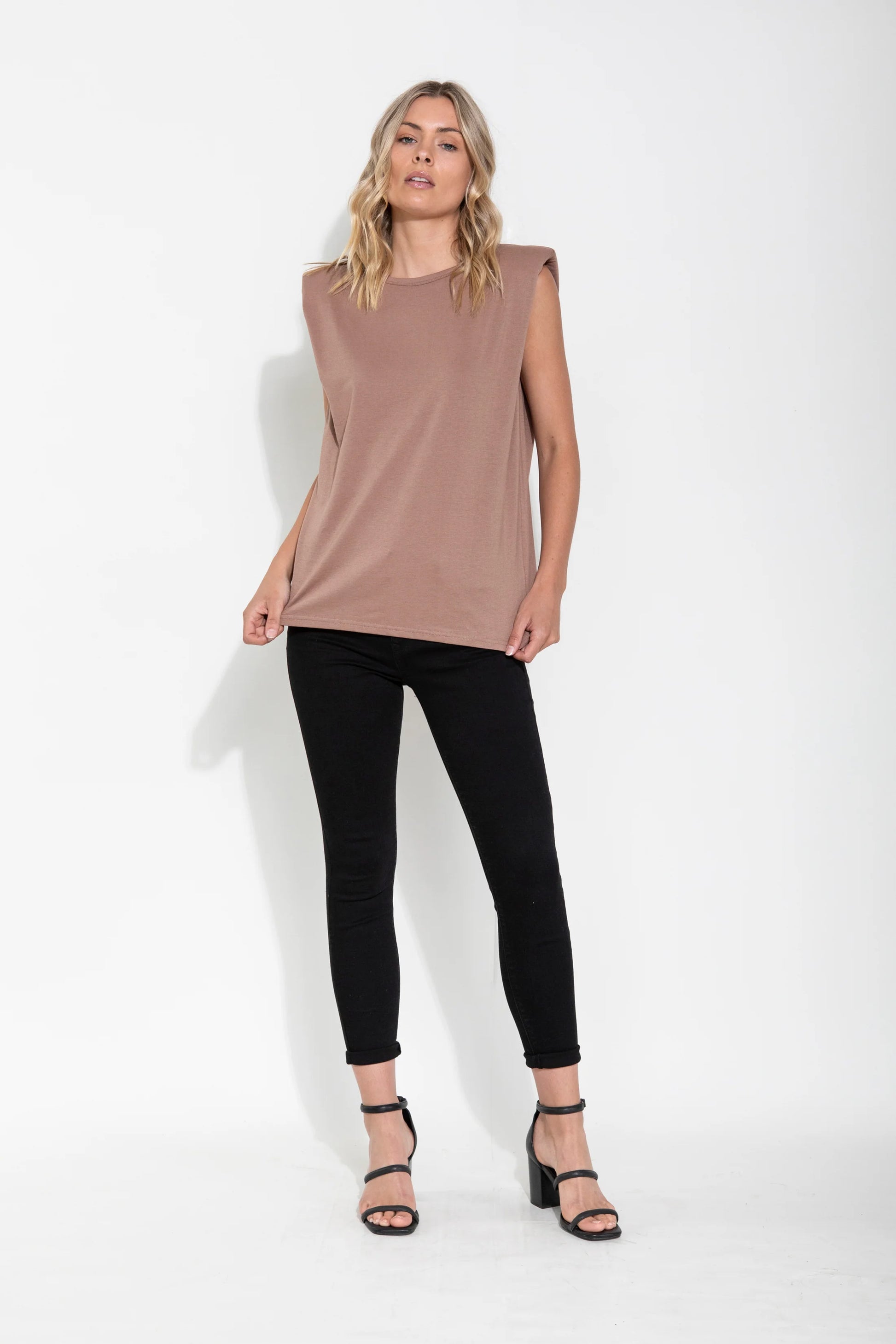 SHOP SAINT ROSE LIVIA TANK, BUY ST ROSE TANKS ONINE, SHOP ST ROSE LIV TANK, LADIES TANK WITH PADDED SHOULDERS
