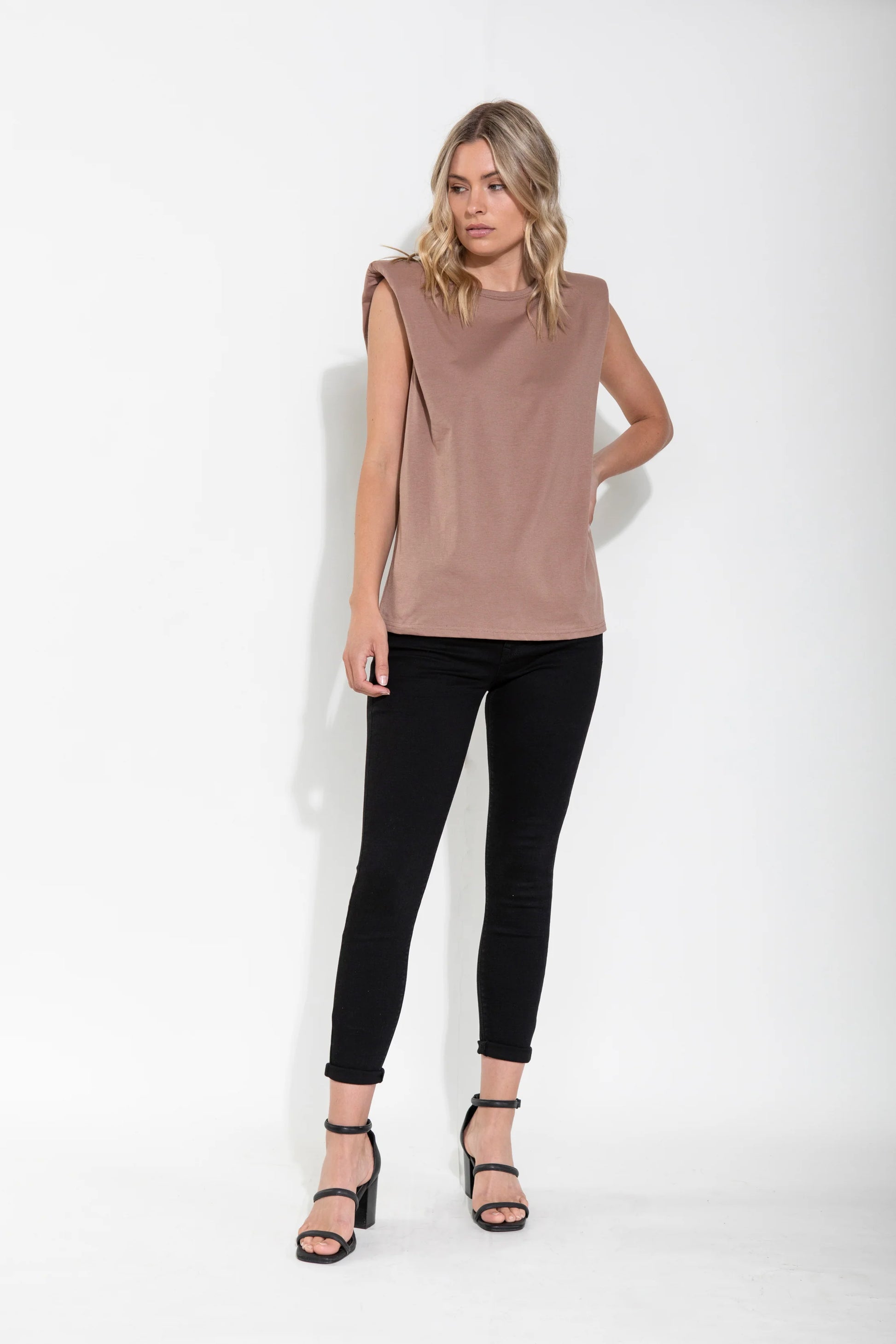 SHOP SAINT ROSE LIVIA TANK, BUY ST ROSE TANKS ONINE, SHOP ST ROSE LIV TANK, LADIES TANK WITH PADDED SHOULDERS
