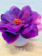 Sakura Paper Flower - Purple with Orange