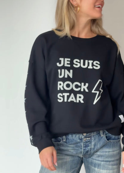 Rockstar Oversized Graphic Sweater